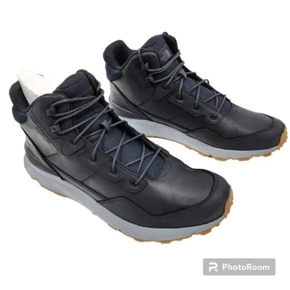 The North Face Men's Vals II Mid Leather Waterproof Hiking Boots - Picture 3 of 12